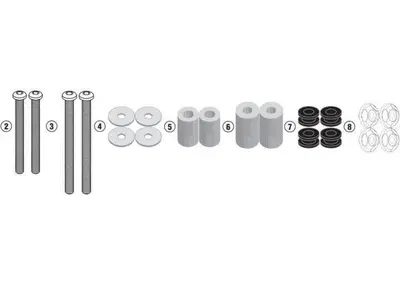 Kit attacchi Givi D7058KIT per SYM Joymax Z 300 (1 - Annuncio 8989534