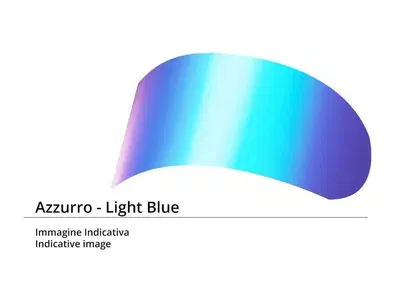 Visiera per Nolan N20 azzurra per calotte da XXS a  - Annuncio 8984548