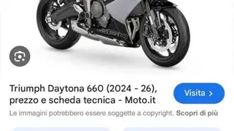 Triumph Daytona 660 (2024 - 26) usata