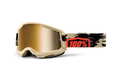 Occhiali cross 100% Strata 2 kombat lente a specch  - Annuncio 9535015