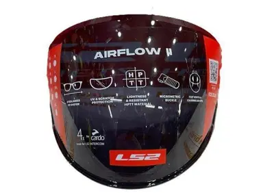Visiera lunga Casco LS2 Airflow II OF616 Nera Fumé - Annuncio 8976124