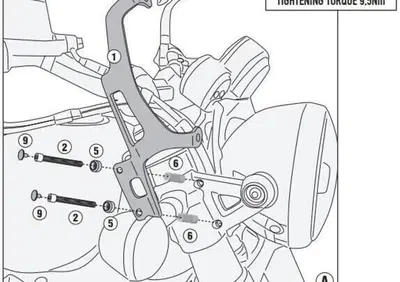Kit attacchi Givi A9058A per Royal Enfield Super M - Annuncio 8973561
