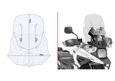 Cupolino Givi AF3117 trasparente airflow - Annuncio 9193412