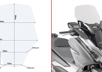 Parabrezza trasparente Givi D1166ST specifico per - Annuncio 8865045