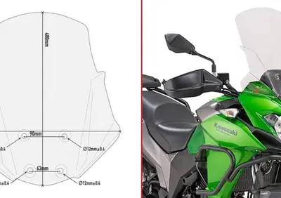 Cupolino maggiorato Givi D4121ST per KAWASAKI Vers - Annuncio 8981564