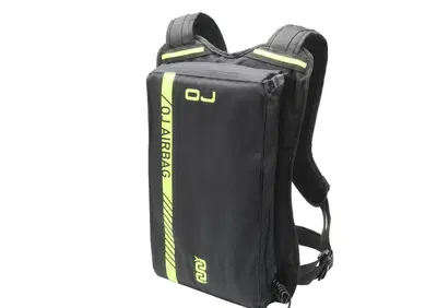 Zaino airbag Oj Airbag Flat Nero Giallo fluo OJ  - Annuncio 9504836