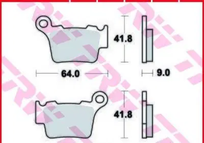 Coppia pastiglie freno anteriori posteriori TRW si  - Annuncio 8976630
