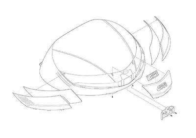 Coperchio Givi V40N - Annuncio 8987163
