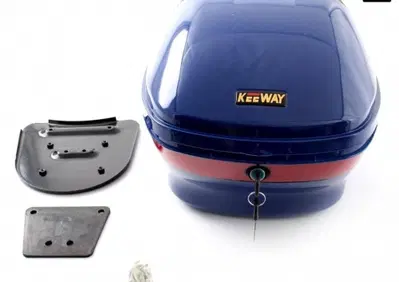 Bauletto Originale Keeway F-ACT Blu + Piastra - Annuncio 10005044
