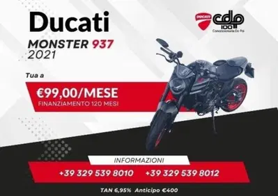 Ducati Monster 937 (2021 - 25) - Annuncio 10007516
