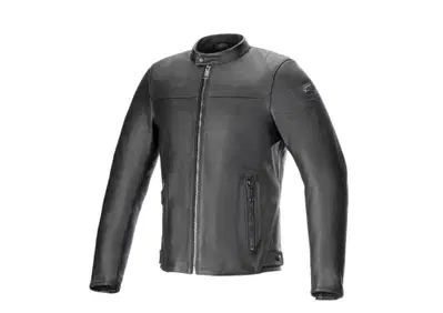 Giacca moto pelle Alpinestars BLACKTRACK Nero Nero - Annuncio 10009913