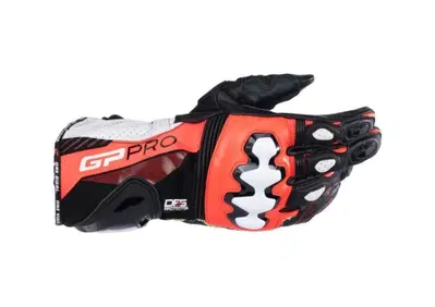 Guanti moto pelle Alpinestars GP PRO V4 Nero Rosso - Annuncio 10009936
