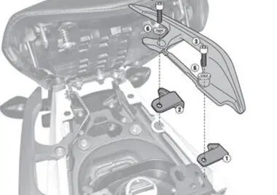 Kit specifico Givi 1111kit per PLX1111/PL1111/PL11 - Annuncio 9211663