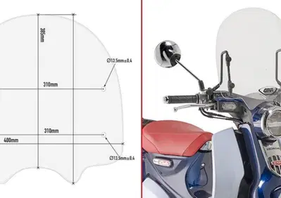 Parabrezza trasparente Givi 1168A specifico per HO - Annuncio 9960091