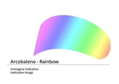 Visiera arcobaleno iridescente SMK per Cooper SMK  - Annuncio 9848276