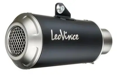 Terminale di scarico LeoVince LV-10 nero omologato - Annuncio 9877774