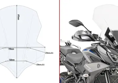 Cupolino trasparente Givi 2139dt specifico per Yam - Annuncio 10002680