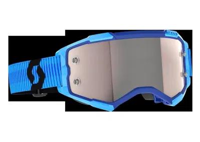 Occhiali cross Scott Fury Blu Nero lente argento c - Annuncio 9892657