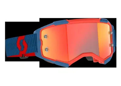 Occhiali cross Scott Fury Blu Rosso lente arancion - Annuncio 9885210