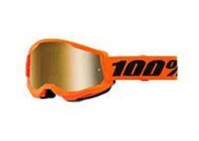 Occhiali Cross 100% Strata 2 Neon Arancio Lente Sp  - Annuncio 9872501