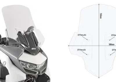 Givi 5132DT Cupolino trasparente 76 x 58 cm per BM - Annuncio 9382469