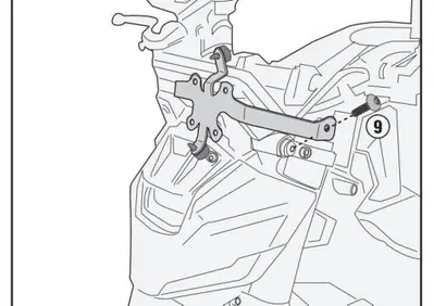 Kit Attacchi Cupolino Givi A2169A Per Yamaha MT-09 - Annuncio 8986394