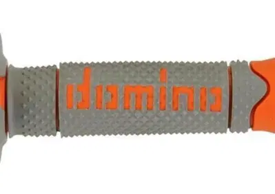 Coppia manopole cross-enduro Domino Grigio Arancio  - Annuncio 8986397