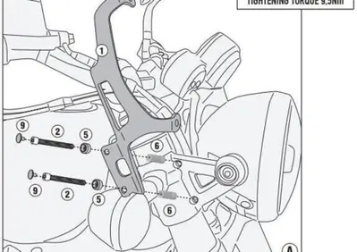 Kit attacchi Givi A9058A per Royal Enfield Super M - Annuncio 8978918