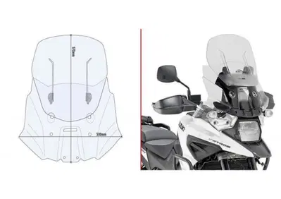 Cupolino Givi AF3117 trasparente airflow - Annuncio 9386484