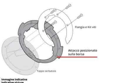 Flangia per borse serbatoio Givi BF52 - Annuncio 8954628
