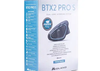 Interfono Bluetooth Midland BTX2 PRO S LR doppio c - Annuncio 8979014