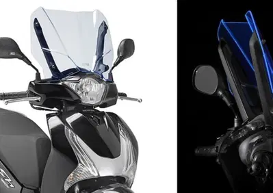 Cupolino Ice Givi D1128BL per Honda SH125-150 blu - Annuncio 9665186
