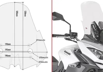 Cupolino Givi D4122ST KAWASAKI Versys 650 (17-20) - Annuncio 8986561