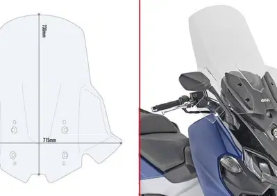 Parabrezza Givi D7060ST SYM Maxsym TL 500 (20) - Annuncio 8981546