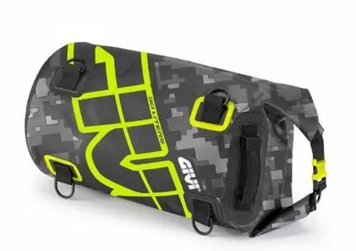 Borsa rullo da sella Givi EA114 WATERPROOF Verde K - Annuncio 8989532