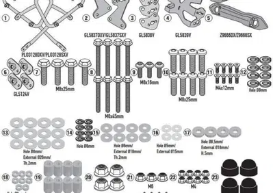 Portavaligie Laterale Givi Per Suzuki GSX S1000GX - Annuncio 9509269