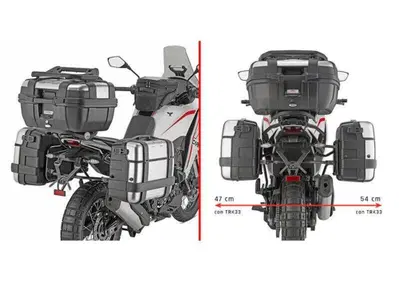 Portavaligie Laterale Givi Per Moto Morini X-Cape - Annuncio 8981889