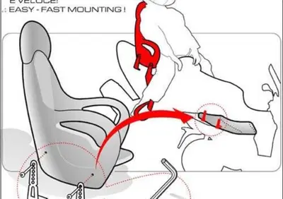 Kit staffe lunghe per seggiolino Givi - Annuncio 9839104