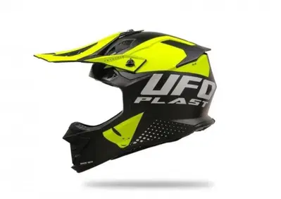 Casco UFO Intrepid HE13400KD Giallo Nero XL Ufo Plast - Annuncio 10014886