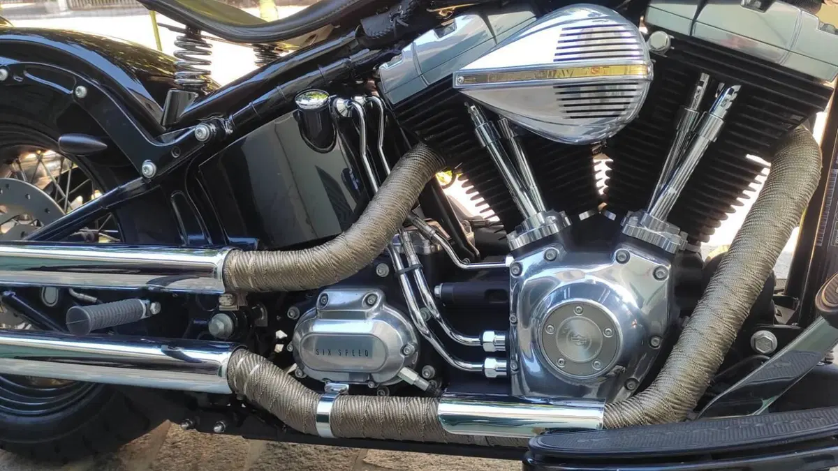 Harley-Davidson 1584 Cross Bones (2008 - 11) - FLSTSB  (7)