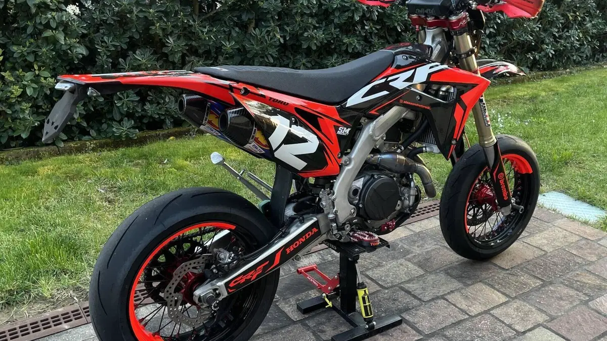 Honda CRF 450RX Supermoto (2018)  (2)
