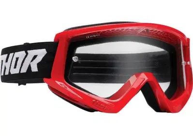 Maschera Thor Combat Racer Rosso Nero Cross Enduro - Annuncio 10030576