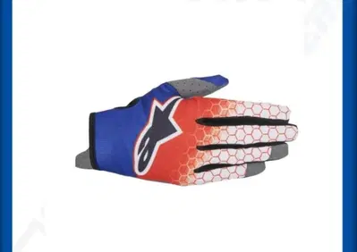 Guanti Alpinestars Radar Tracker L Red Blue White - Annuncio 10032646