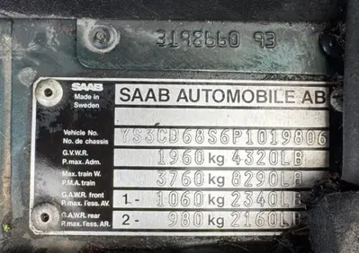 Saab 9000 CS 2.0 Turbo 16V Automatic  cat 5 porte   (13)