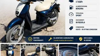 Aprilia Scarabeo 50 4t 4V (2009 - 17) usata