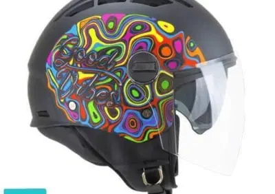 Casco Jet CGM 116L AIR LUCY Nero Azzurro Verde Opa - Annuncio 10044715