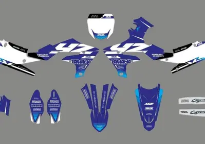 Kit Grafiche Racing Yamaha YZF 250 450 Evolution Mx Graphics - Annuncio 10047680