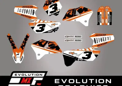Kit Grafiche OW KTM 2004-2006 EXC SX SXF Evolution Mx Graphics - Annuncio 10047794