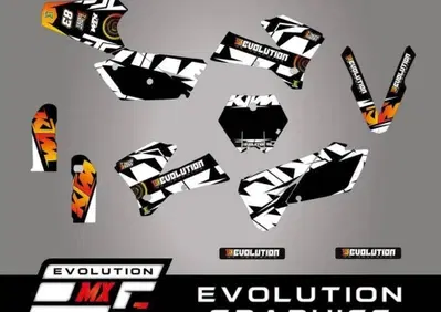 Kit Grafiche Fast KTM 2004-2006 EXC SX SXF Evolution Mx Graphics - Annuncio 10047817