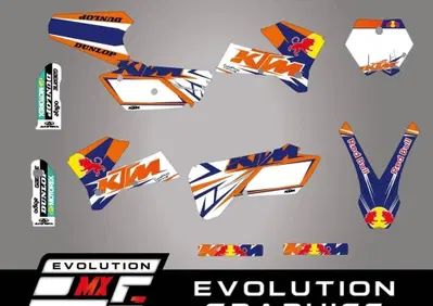 Kit Grafiche Red Bull KTM 2004-2006 EXC SX SXF Evolution Mx Graphics - Annuncio 10047861